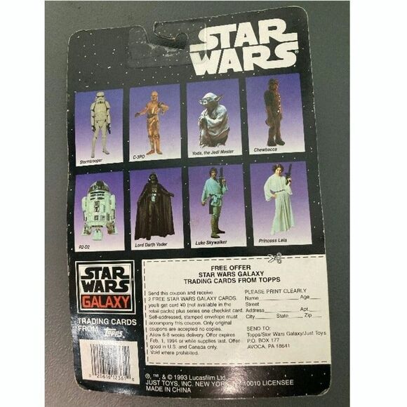 Vintage 1993 Justoys Star Wars Bend EMS Lord Darth Vader - Picture 2 of 2